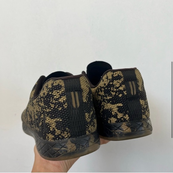 NOBULL Men's Pride Trainer Sneaker Black Gold Splatter 11 LIKE New used 5 times - Picture 5 of 7